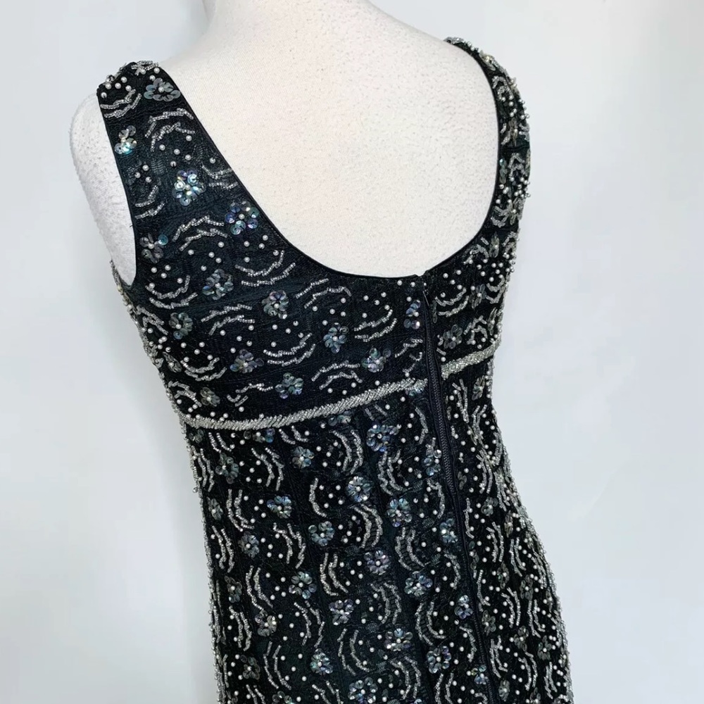 VINTAGE Regalia Silk Sequin Beaded Dress - Picture 4 of 7